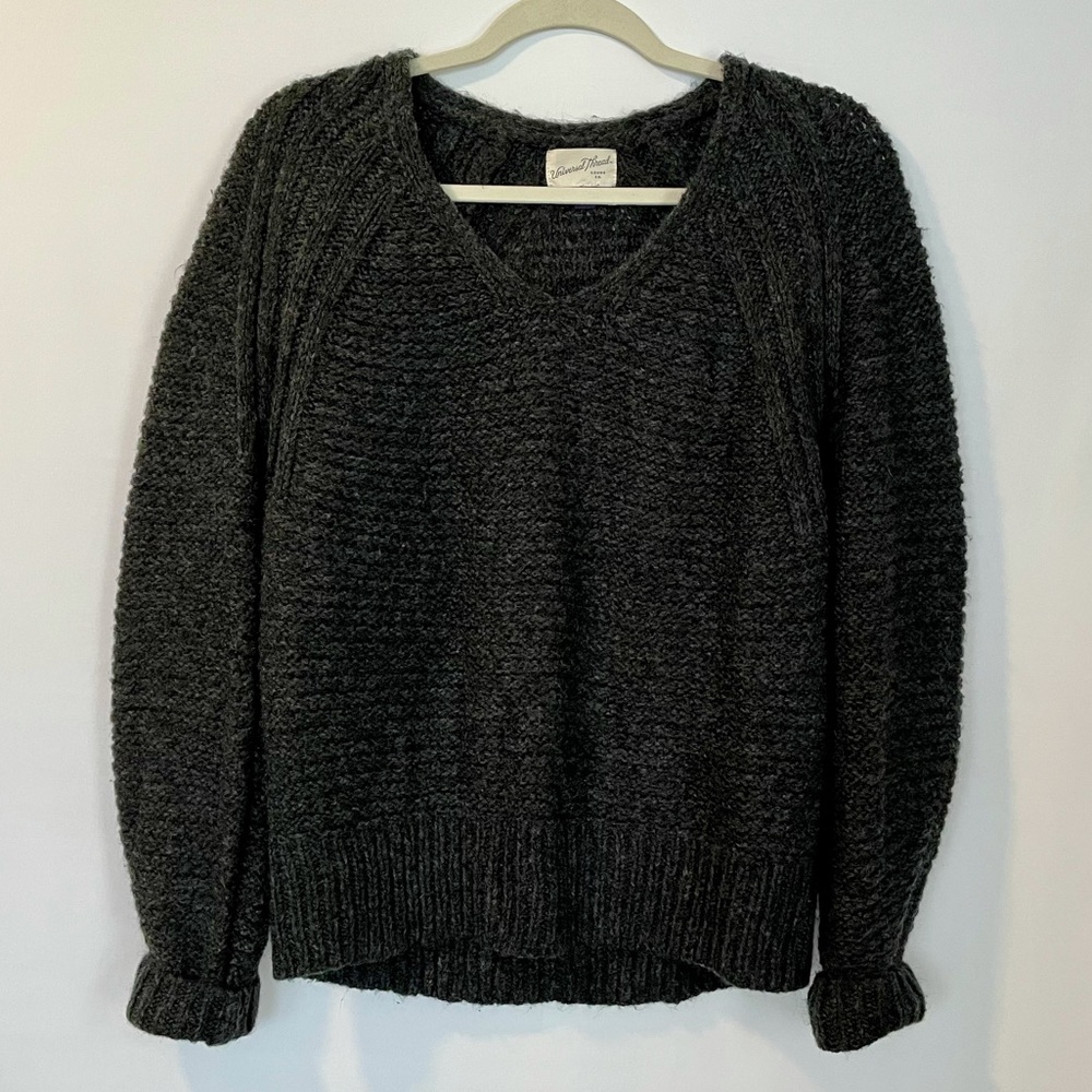 Universal Thread V-Neck Cable Sweater